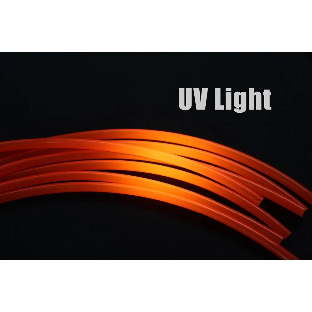 

Tigofly 12 pcs UV Hot Orange Stiff Hard Plastic Tube 2.5mmX4mm tube 17cm Fly Tubing Fly Tying Tubes Materials Fly Fishing