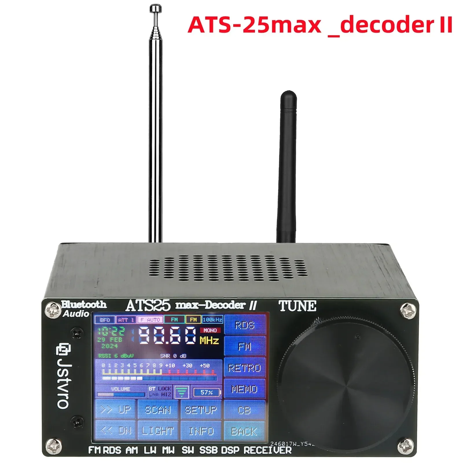 

Upgraded version 4.17 ATS-25max _decoderⅡ Bluetooth Audio support 50ohm; built-in band-pass filter band-pass filter circuit