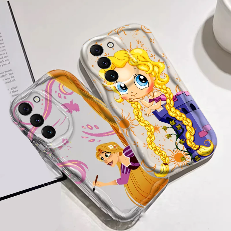 Tangled Cartoon Rapunzel Art For Samsung S24 S23 S21 S20 Ultra Plus FE A73 A72 A71 A51 A31 A05S A05 A04 5G Wave Oil Soft