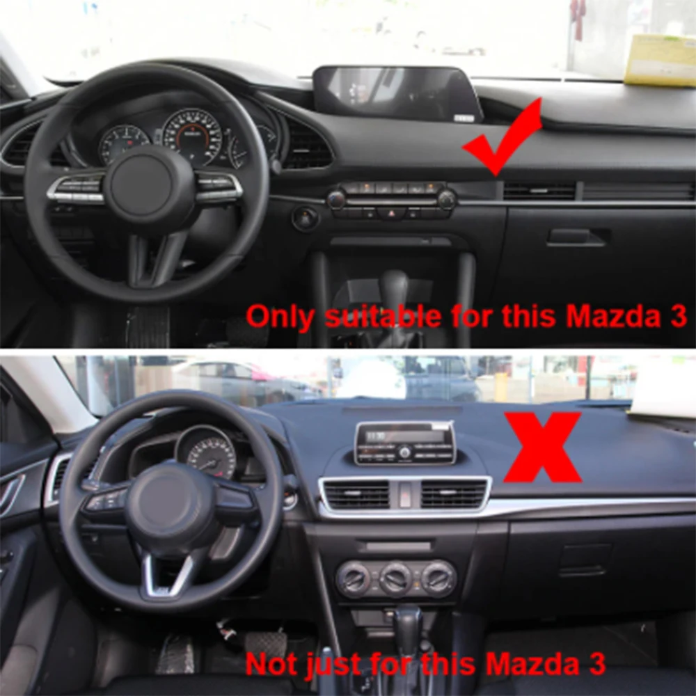 New Car Accessory For Mazda 3 BP Axela CX30 2019 2020 2021 2022 GPS Navigation Screen Sunshade Protection Cover Auto Styling