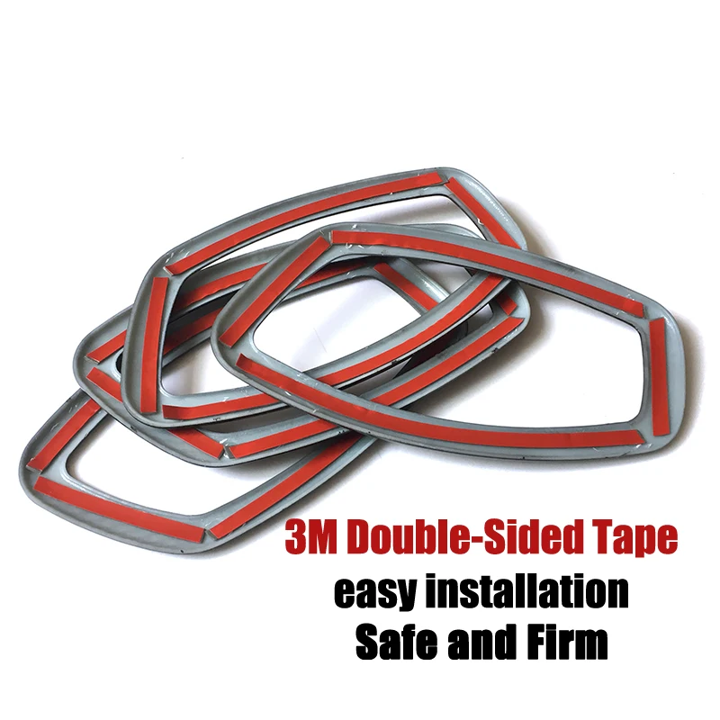 ABS Plastic built Door Inner Door Handle Bowl Frame Trim Stickers For Renault fluence Samsug Sm3 2011-2015 accessories