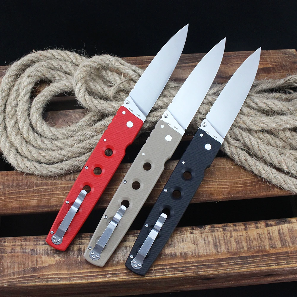 New Cold Hold out 6 Folding Knife S35VN Steel G10 Handle Pocketknives Outdoor Military Tactical Hunting Knives EDC Utility Tools