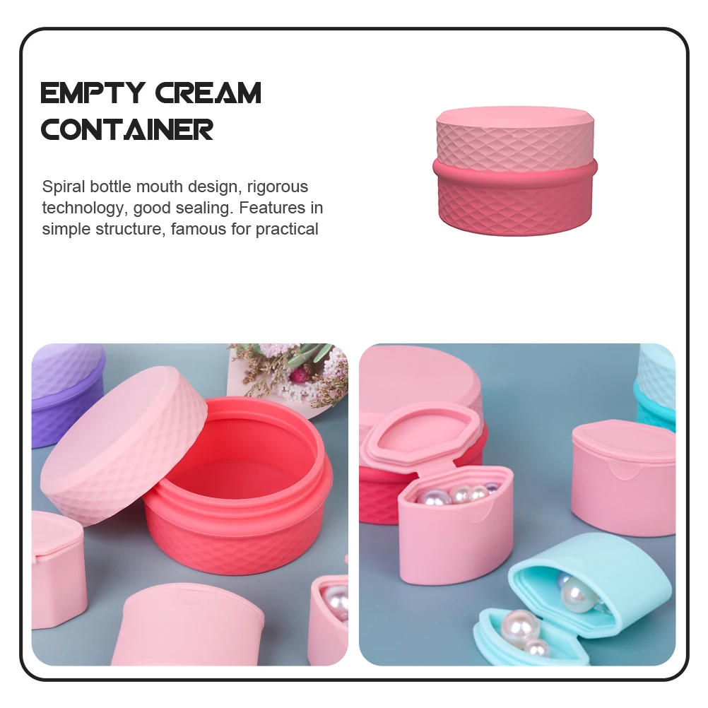 

Beauty Packing Box Cream Container Travel Size Jar Vial Jars for Creams Pink Lotion Containers