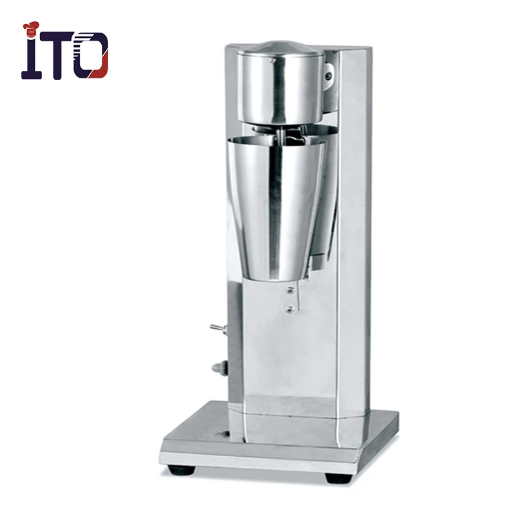 Commercial milk shake maker machine automatic milk frother electric coffee foam maker,blender milk mixing machine