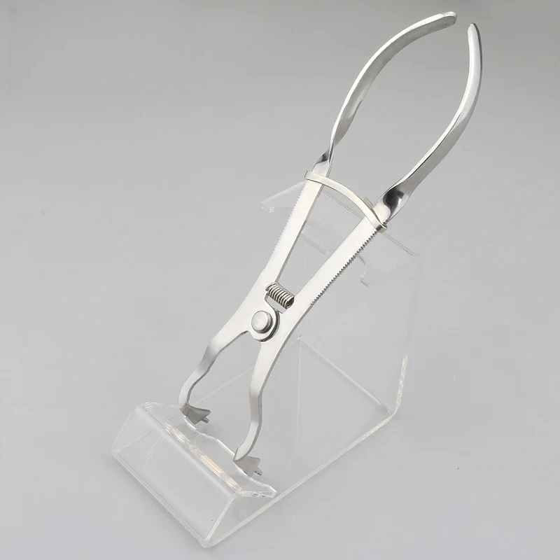 1pcs Rubber Dam Clamp  Tweezers Stainless Steel Placement Pliers . Tools with Loops s