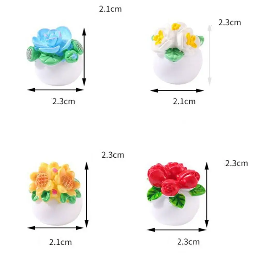 Plante Miniature en Pot pour maison de poupée, multi-styles, Mini feuilles vertes, bonsaï, modèle de maison de jardin, accessoires pour maison de poupée, 1:12