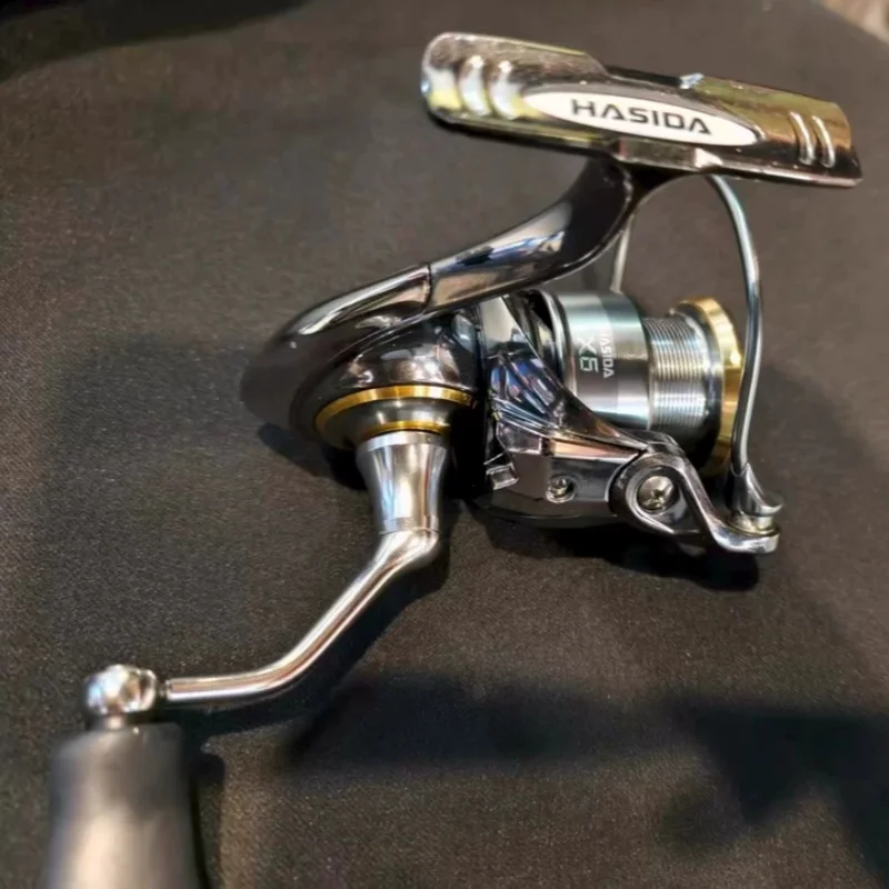 New In Stock Hasida X6 Spinning Reel Metal Spool Long Cast Lightweight Fishing Reel For Lure Rock Sea Fishing