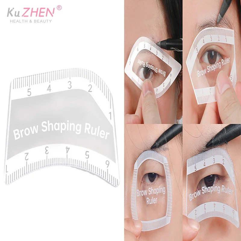 

1PCS Brow Mapping Ruler Eyebrow Shaping Ruler 1 Minute Fast Drawing Design Brow Easy Tool Microblading Permanent Makeup Stencils