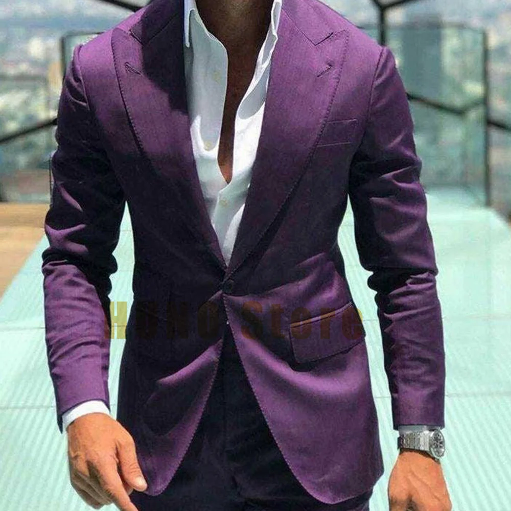 Casual Commuting Suit Men Black Suits for Wedding 2023 Elegant and Slim Fashion Design Men's Tailoring Pants Full Male Man Mens