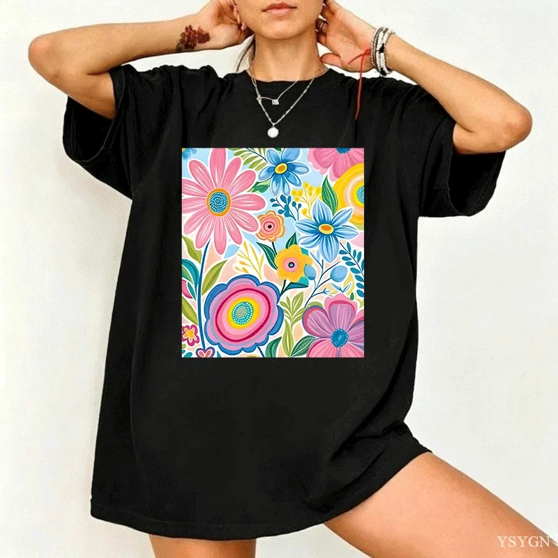 Sunshine State of Mind T Shirt Women Ladies Cute Summer T-shirt Trendy Beach Tee Cotton Short Sleeve Round Neck Clothes Tops