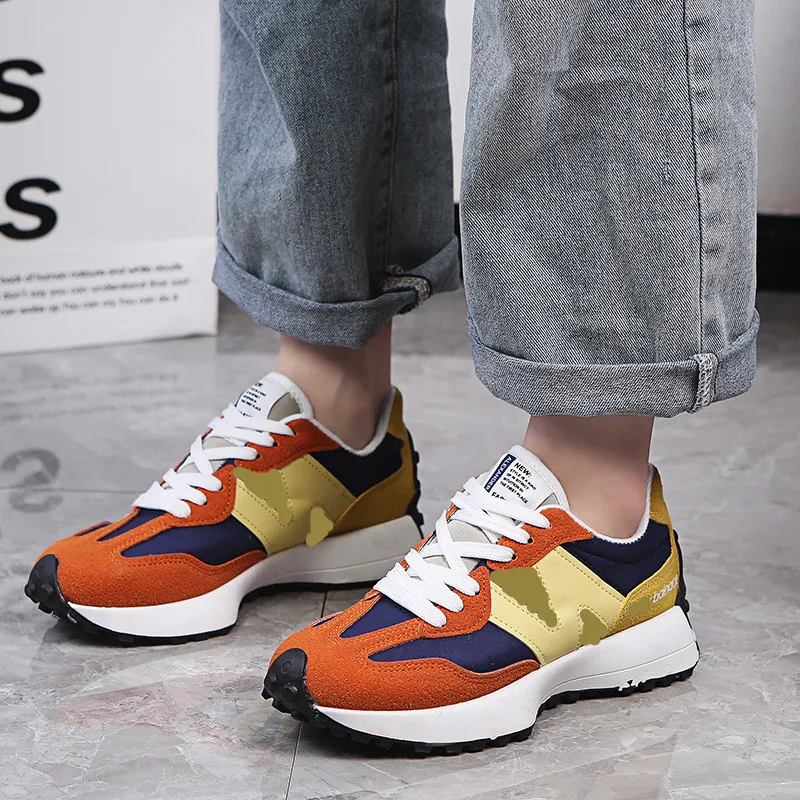 

New Spring/Summer 2025 fashion internet-famous thick-soled student casual shoes and breathable sports dad shoes