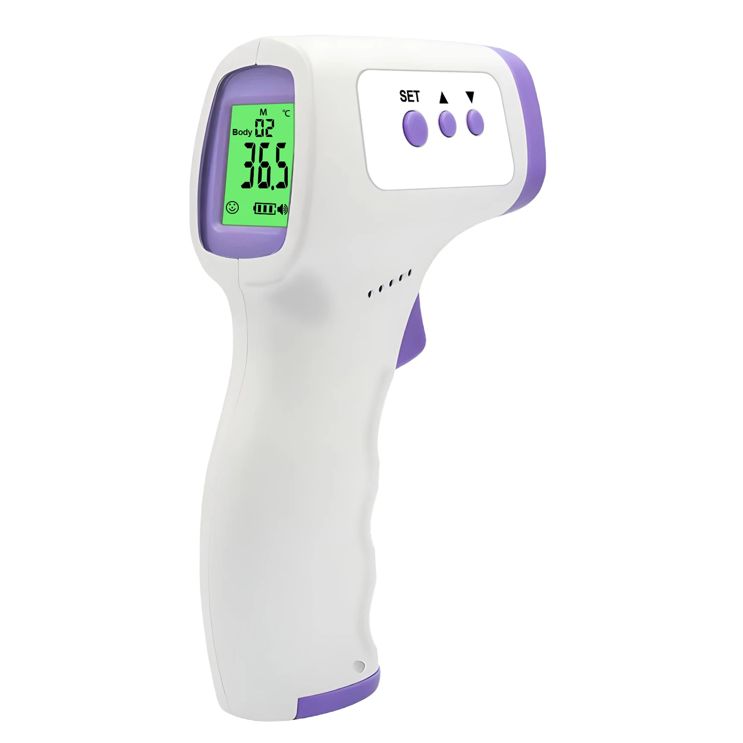 1pcs Forehead Temperature Gun Infrared Handheld Thermometer,Home Temperature Gun, Non-Contact Thermometer/Finger Pulse Oximeter