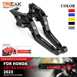 NEW Motorcycle Accessories Fit For HONDA CB750 CB 750 HORNET 2023 CNC Folding Extendable Brake Clutch Levers