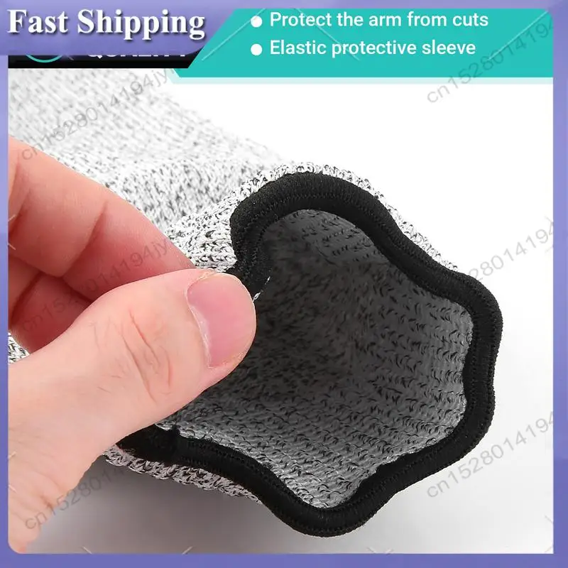 -ABDH 4 Pair Cut And Burn Resistant Sleeves Arm Protection Sleeves Forearm Protectors For Thin Skin And Bruising 45Cm