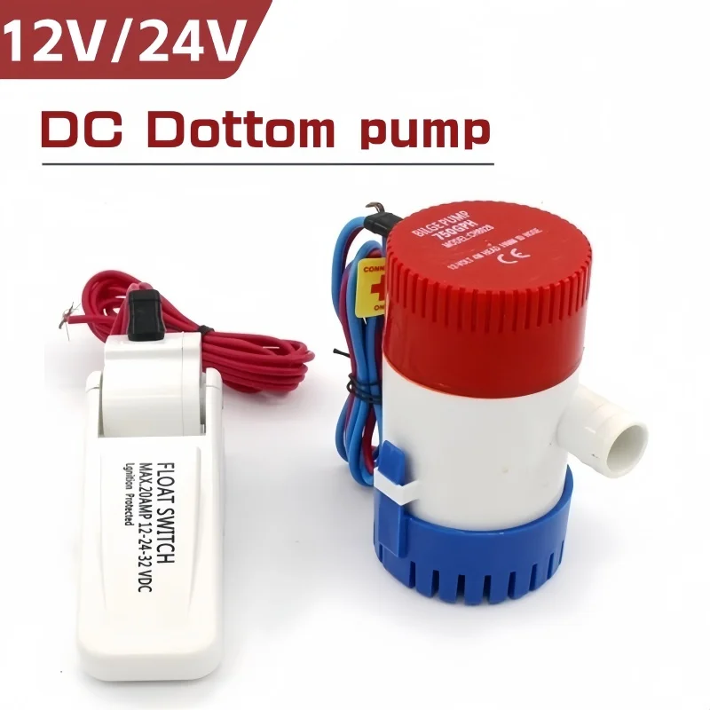 Bilge pump drain kit 12v 24V 750gph 1100GPH water pump used in boat seaplane motor homes houseboat water  submersible water pump