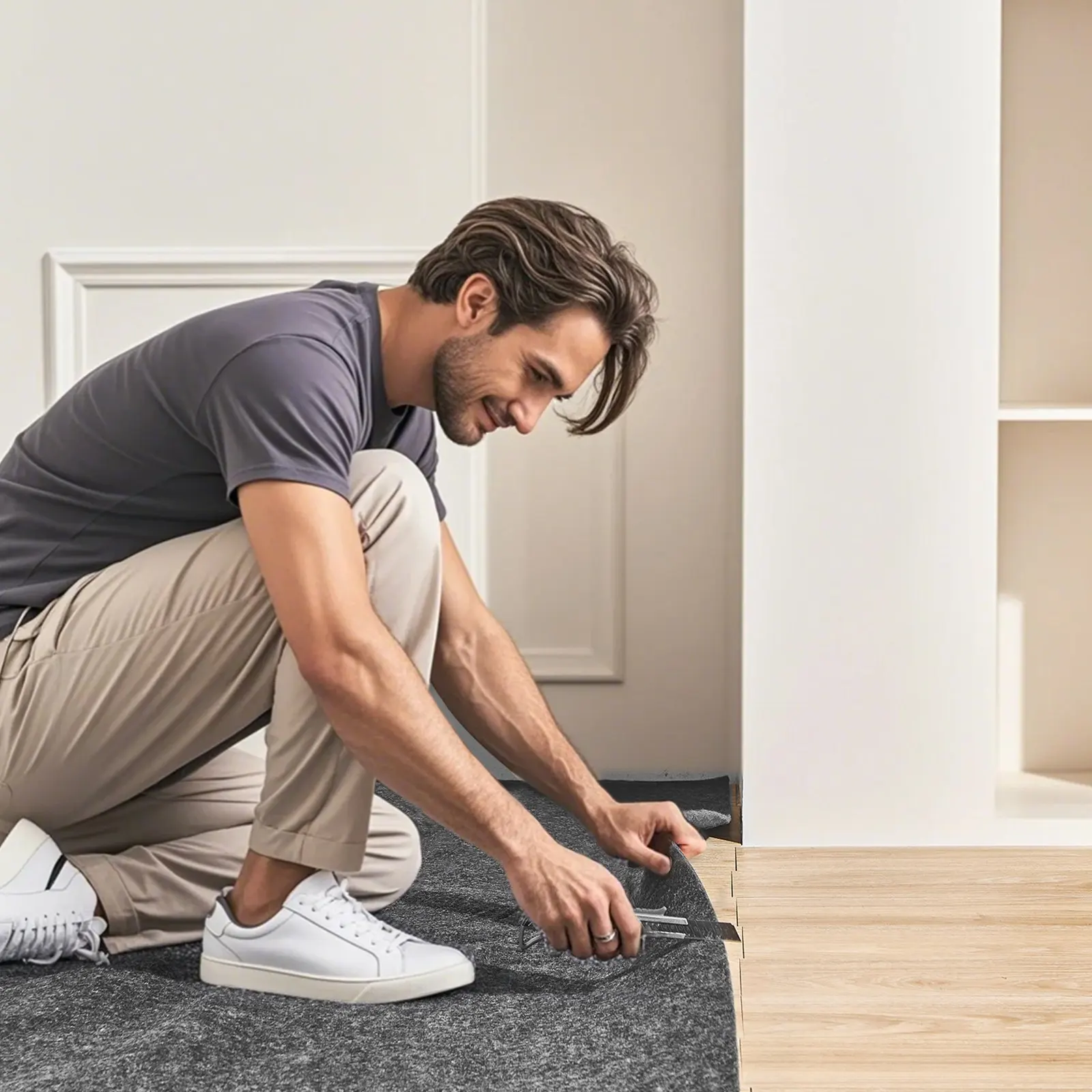 Almofada protetora 0.47 do tapete da pinça 4X6 da almofada do tapete para todos os pisos