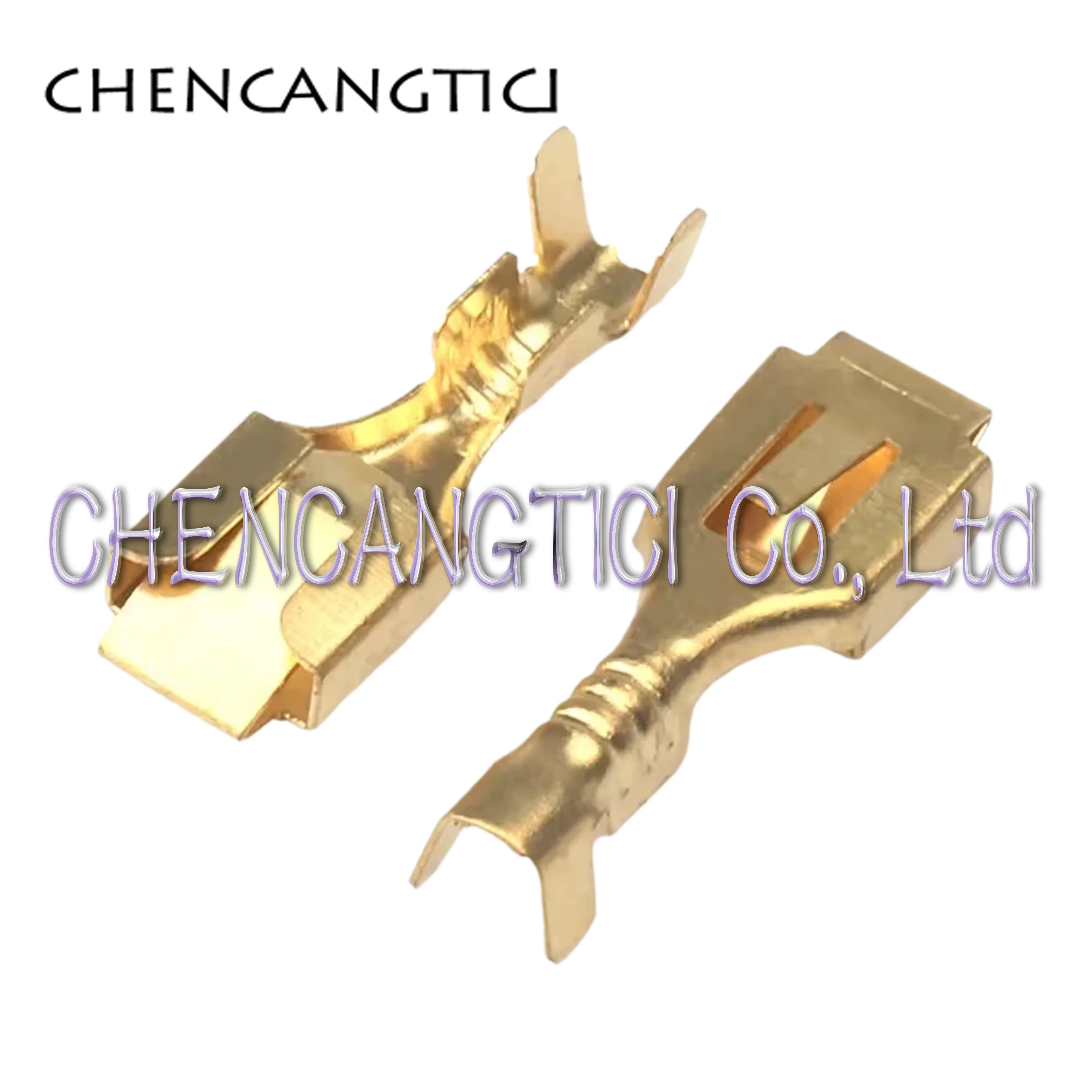 

20 Pcs 6.3 MM Car Crimp Terminal Spade Connector Copper Pins Auto Female Splice Wire Terminals