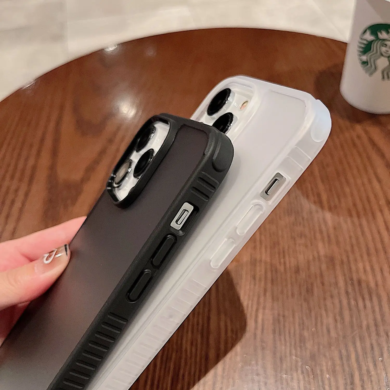 جراب هاتف شفاف شفاف ، ضد للصدمات ، نحيف ، غطاء جلد حريري ، نحيف للغاية ، غير لامع ، صلب ، كمبيوتر شخصي ، iPhone 15 ، 14 Plus ، 13 ، 12 ، 11 Pro Max