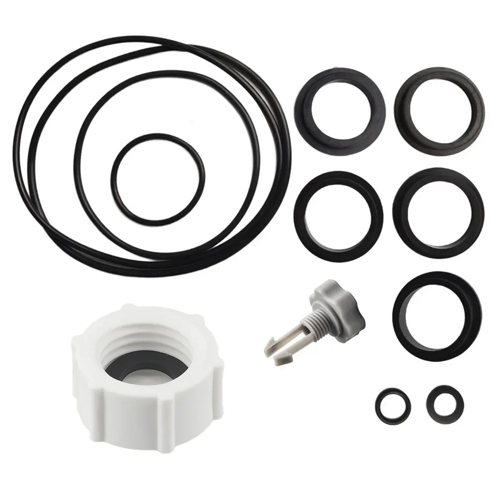 For Intex Pool Sand Filter Pump Parts Set Including Drain Valve Cover 11456 and O Rings for Efficient Operation