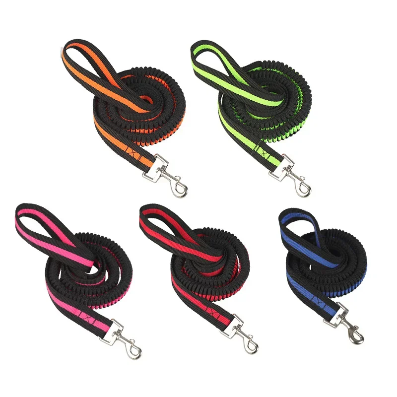 Pet Leash High Elasticity Telescopic Explosion-proof Punch Dog Leash Medium and Large Dog Walking Leash