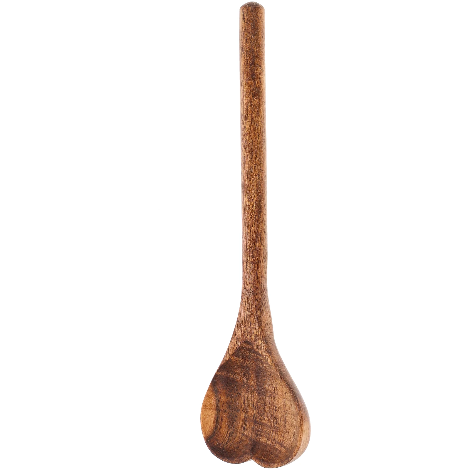 

Heart Shaped Spoon Large Size Wood Salad Spoon Stirring Cooking Spoons Serving Soup Kitchen Tool Practical Use Creative Design