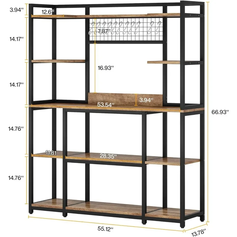 Modern cutlery cabinet, large baker rack, 55 