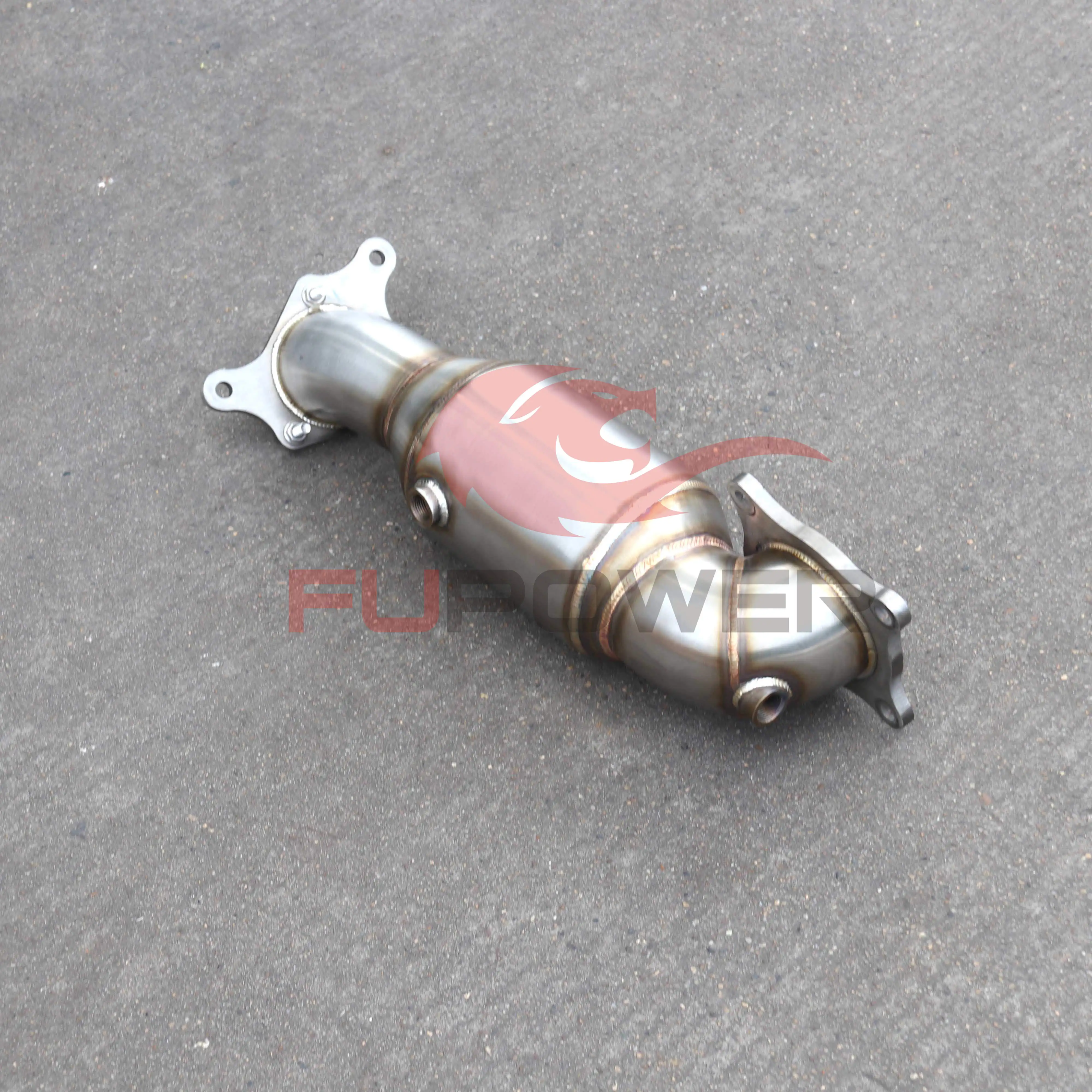 

High Temp Catted Downpipe for 17+ Civic Type R 2.0T FK8/FL5/DE5