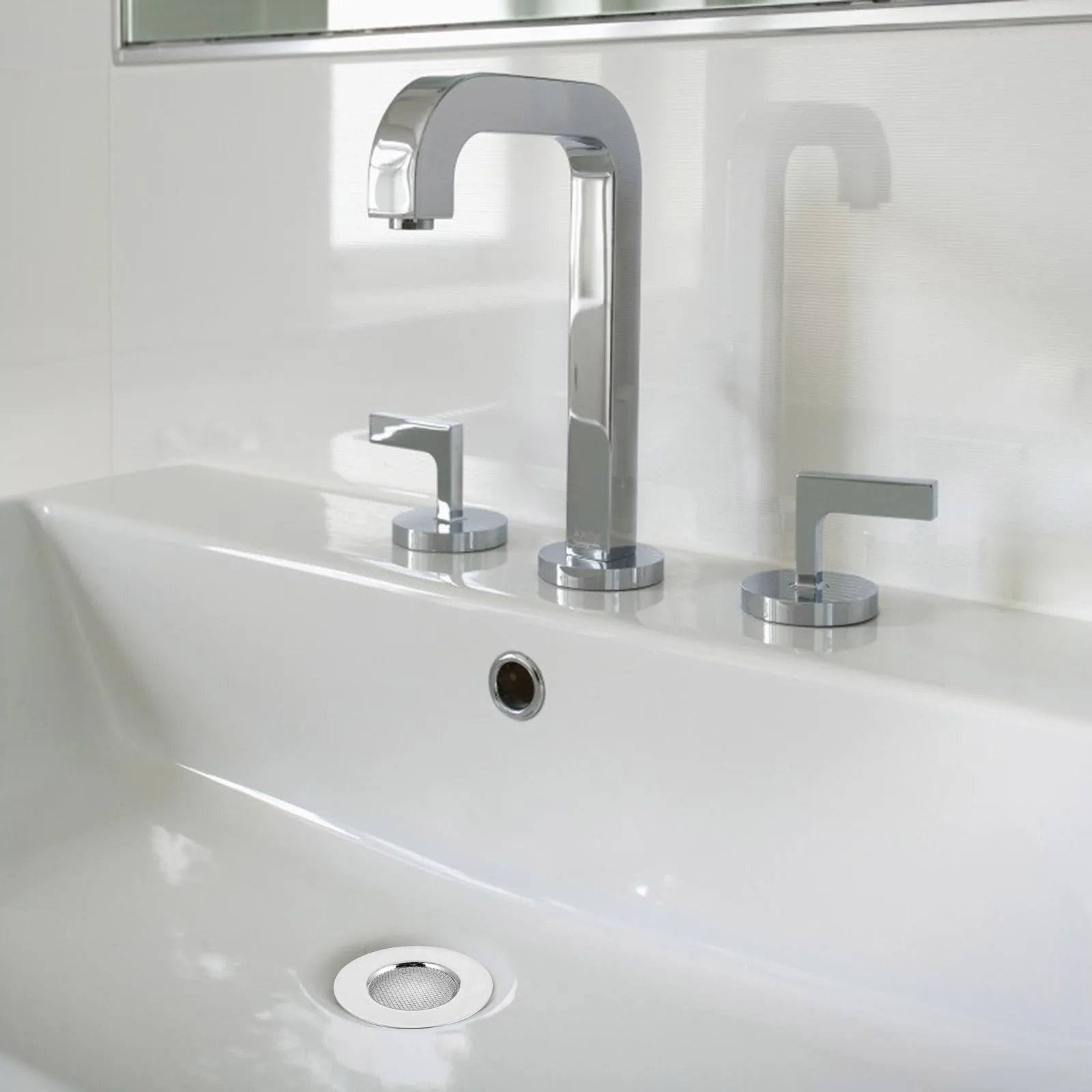 3 قطعة حوض الفولاذ المقاوم للصدأ مصفاة المطبخ استنزاف تصفية الصدأ برهان الأخدود تصميم الشعر الماسك للحمام حوض الاستحمام حوض الاستحمام #5