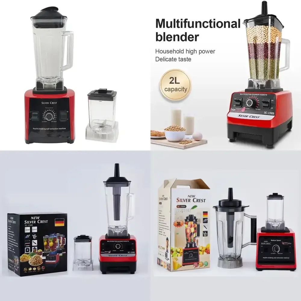 

New Style Wall Breaking Machine Nut Grinding Machine Electric Silvercrest Big Power Blender5500w Mixer Machine with Double
