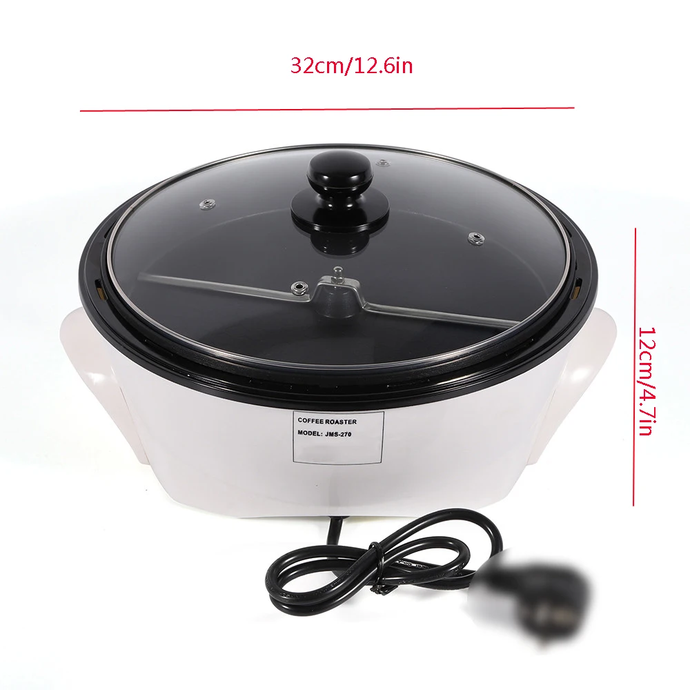 Torréfacteur à café électrique avec réglage de la température, capacité maximale, machine à torréfier le thé, accessoires pour barista à domicile, 800W, 1500g