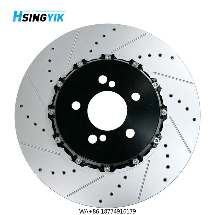 

Upgrade 330*22mm OE 4615A186 4615A025 2 Piece Floating Brake Disc Rotor for Lancer Evo X Dion Fortis