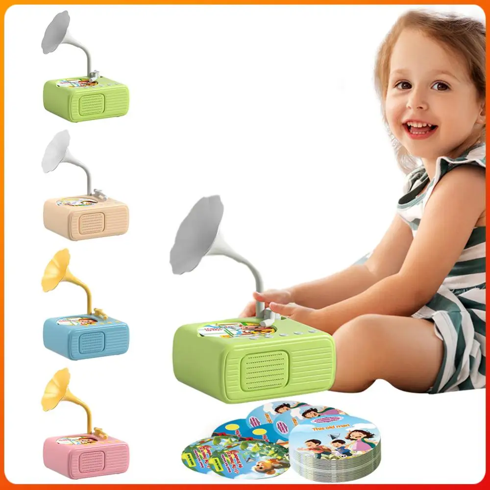 

Story & Music Player with Speakers Kids Music Player Educational Phonograph for Boys and Girls Age 3+