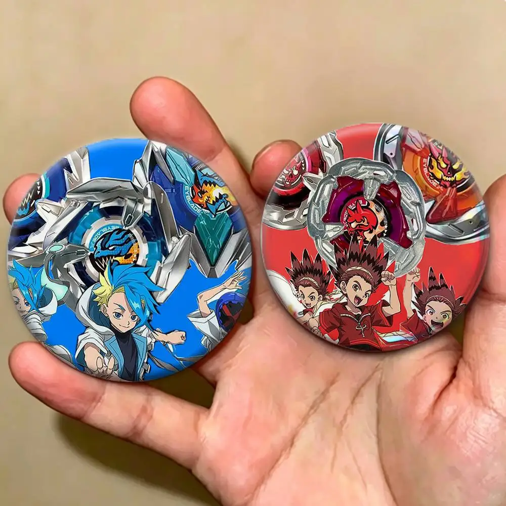 COOL Anime B-BEYBLADE X   Badges Creative Tinplate Button PinsBrooch Badge Clothes Backpack