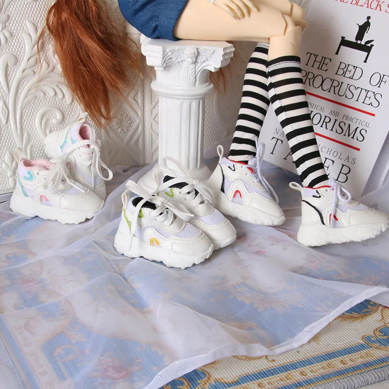 1/3 1/4 BJD Doll Shoes 60CM 45CM BJD Doll Basketball Shoes Sneakers Cute Size 7.5CM *2.5CM DIY Doll Accessories Dress Up Doll