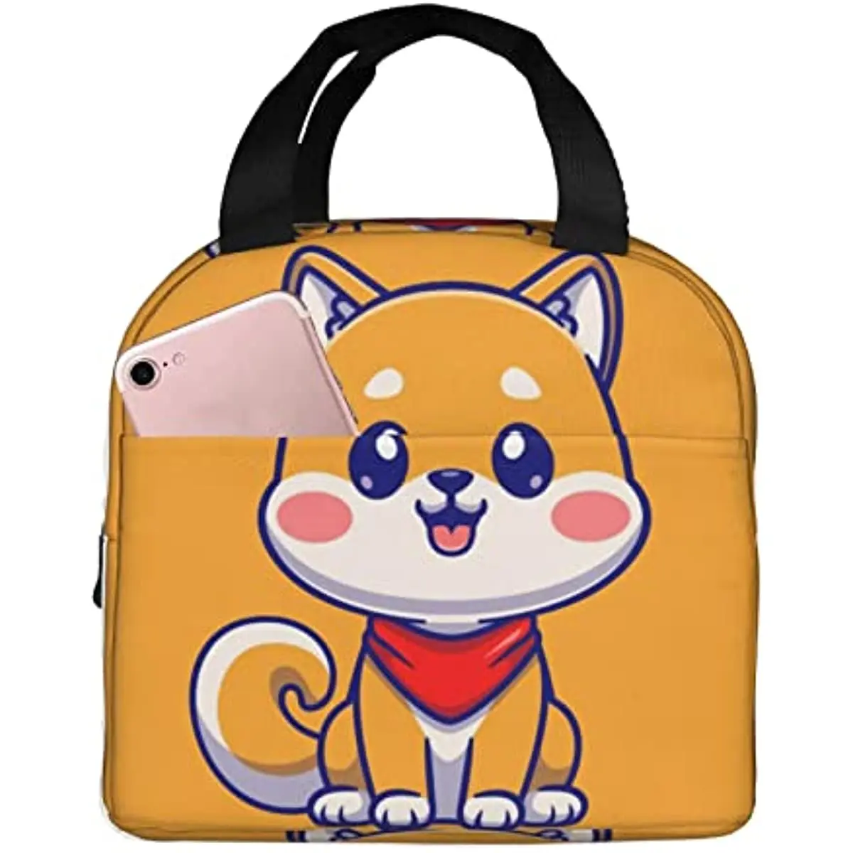 

Shiba Inu Lunch Bag Insulated Reusable Portable Lunch Box Container for Boys Girls Office Work Keep Food Fresh Outdoor Picnic