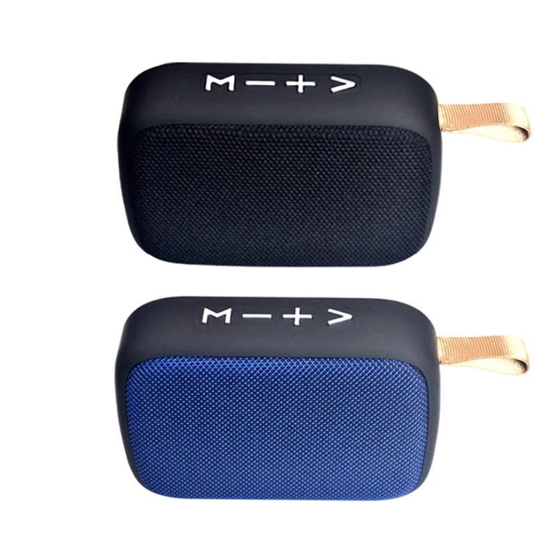 Mini Fabric Bluetooth Speaker Outdoors Wireless Waterproof Outdoor Hifi 3D Stereo MP3 Player Support FM Radio Support SD TF Card