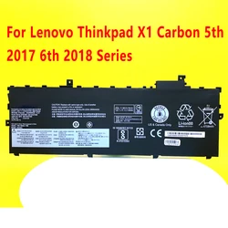 NEW 01AV430 Laptop Battery FOR Lenovo Thinkpad X1 Carbon 5th 2017 6th 2018 Series 01AV429 SB10K97586 01AV431 01AV494 SB10K97587