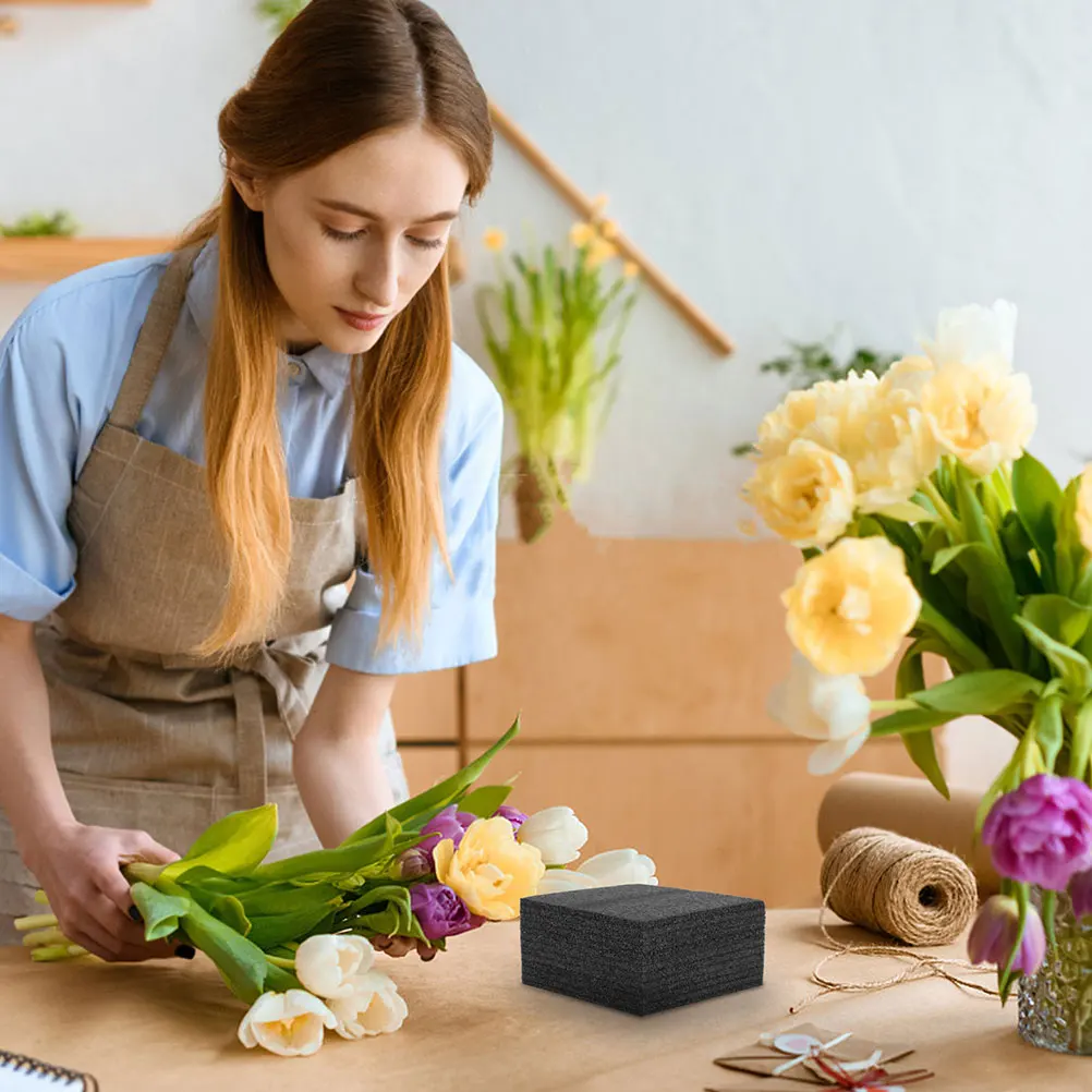 2pc Floral Foam Blocks For Flower Arrangements High-Density Base For Artificial Floral Displays Wedding Bouquet Supplies Florist