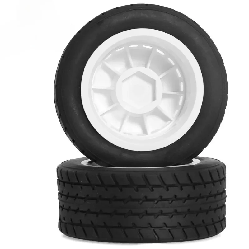 1/10 1/14 RC Rally Racing Drift Tires On Road Car Резиновые шины 60D 12mm Hex для HPI HSP KYOSHO Tamiya XV01 TT02 PTG2 TA06 Фото №5