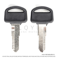 3Pcs New Blank Key Motorcycle Replace Uncut Keys For HONDA DIO 56 57 Z4 125 SCR100 WH110 SCR WH 100 110 scooter 50CC Zoomer