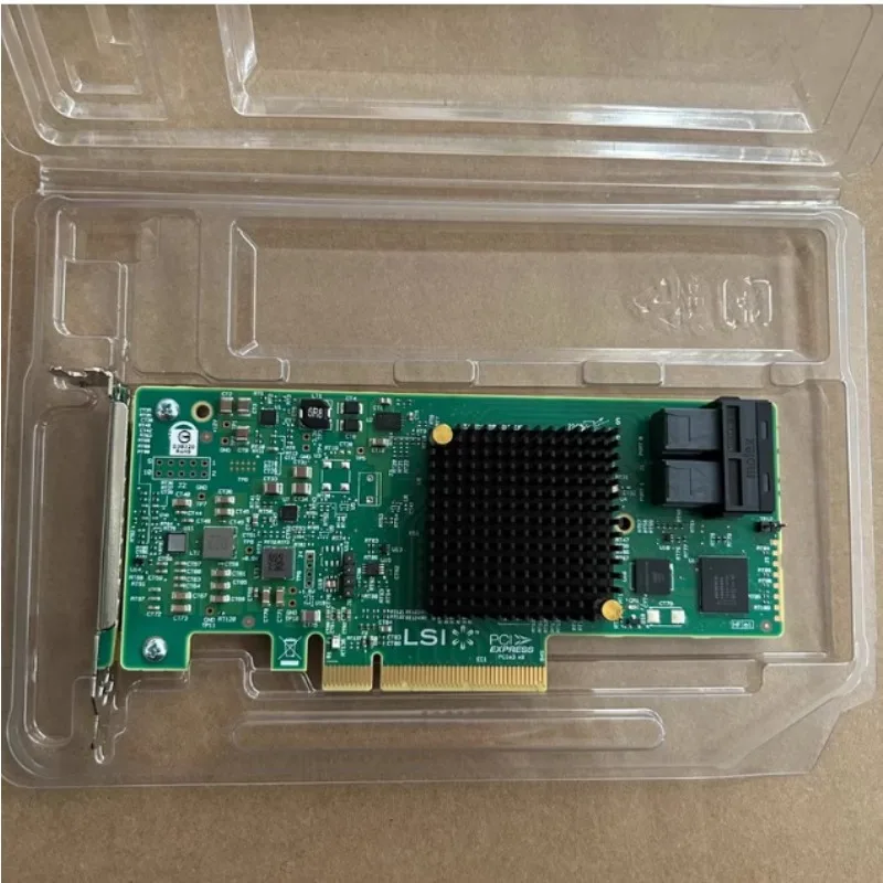 

LSI 9300-8i 12Gb sas3008 chip pcie3.0x8 RAID array card