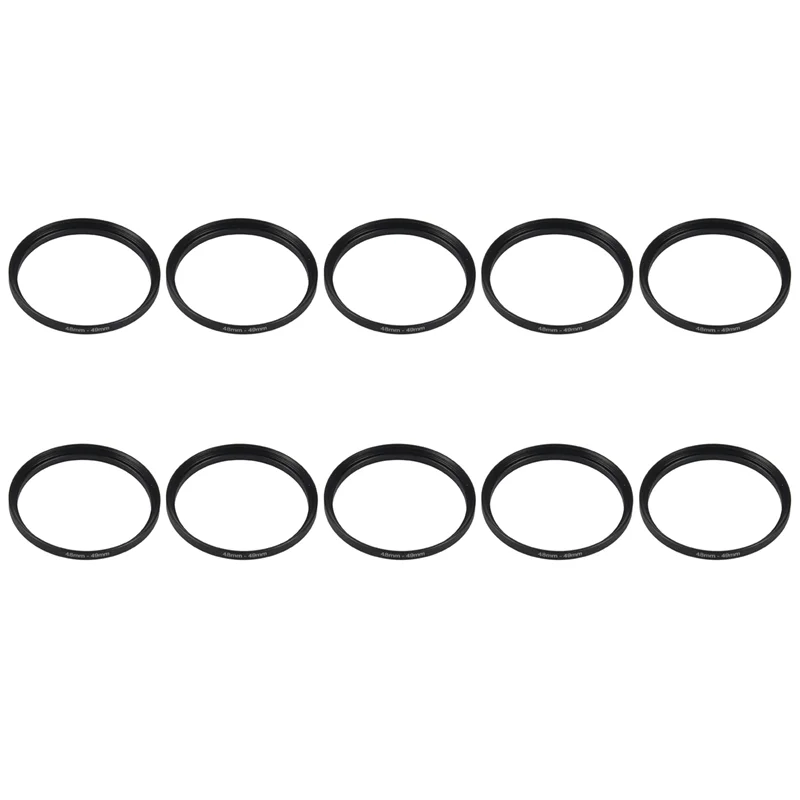 A003 10 шт., от 48 мм до 49 мм, объектив с фильтром для камеры, 48–49 мм, повышающий кольцевой адаптер