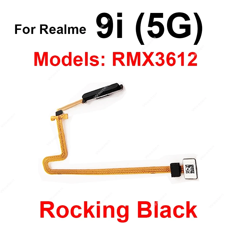ل Realme 9 5G Speed 9 SE 9i بصمة الاستشعار فليكس كابل زر الطاقة الاستشعار بصمة المنزل اللمس الاستشعار فليكس الشريط