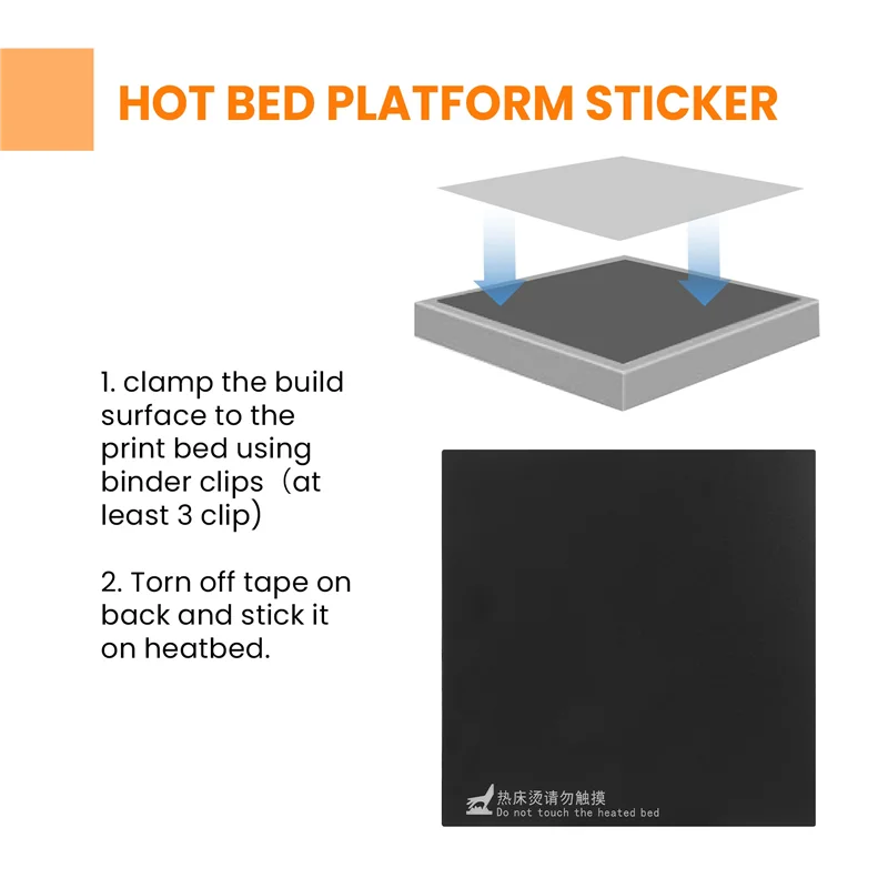 Accesorios de impresora 3D, gran oferta de verano, pegatina de plataforma de cama caliente de 235x235mm adaptada para Ender-2 Ender-3