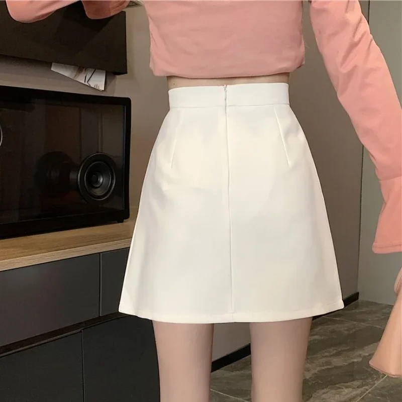 Mini Skirts Women Bow Designer Elegant Chinese Style Personal A-line Minimalist Girlish Fashion High Street Aesthetics Юбка Chic