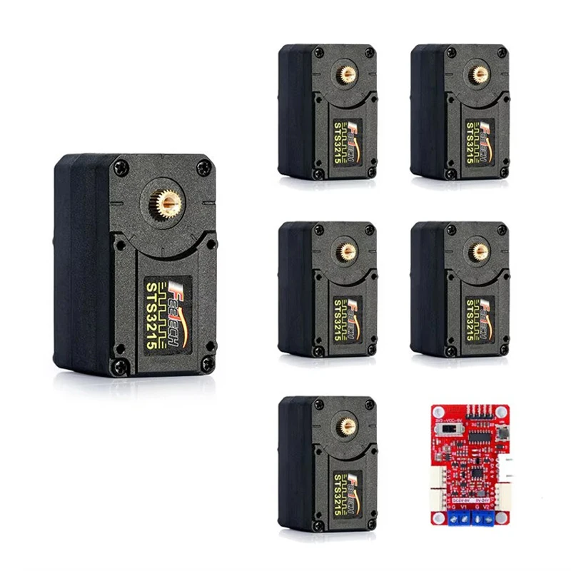 7.4V STS3215 Servos for SO-ARM100 Robotic Arm 20kgcm High Torque Intelligent Bus Servo TTL for Robot Arm Smart Switch DIY