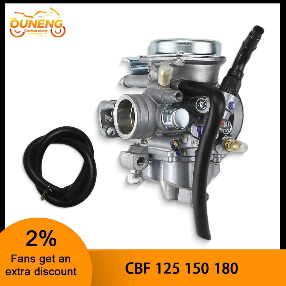 CBF125 For Honda CBF CB GL Series Titan CBF150 CBF180 CB150 GL150 25mm 27mm 29mm Off Road Vehicle Motorcycle Carburetor Carb