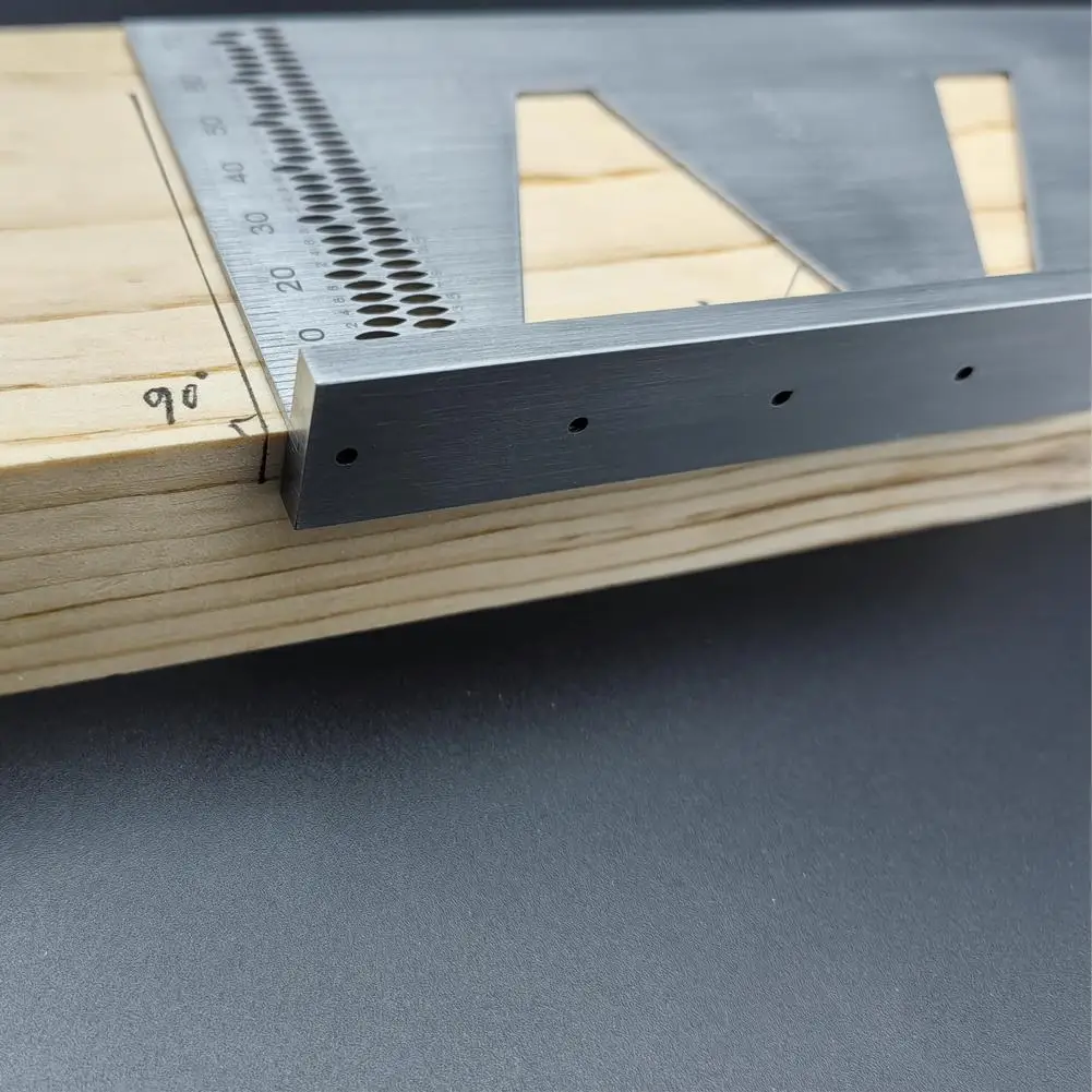 Woodworking Saddle Layout Square Gauge 67.5°/77.47°/60°/54°/135°/90° Carpenter Angle Measuring Template Layout Ruler Tool