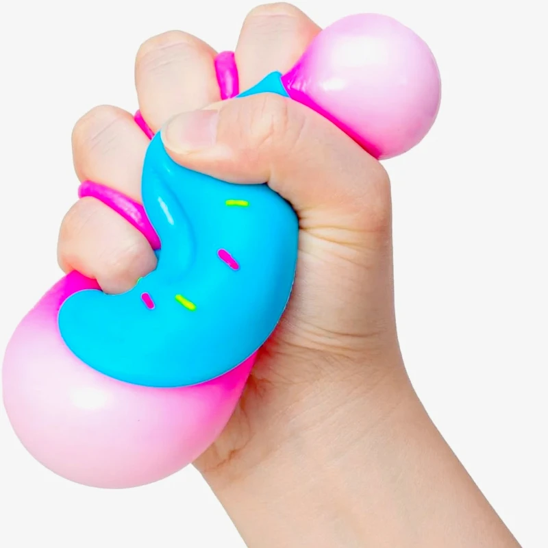 New Arrival  Jelly Donut Squeeze Toy, Stress Relief Squishy Toy with Slow Rebound, Perfect Gift image 4