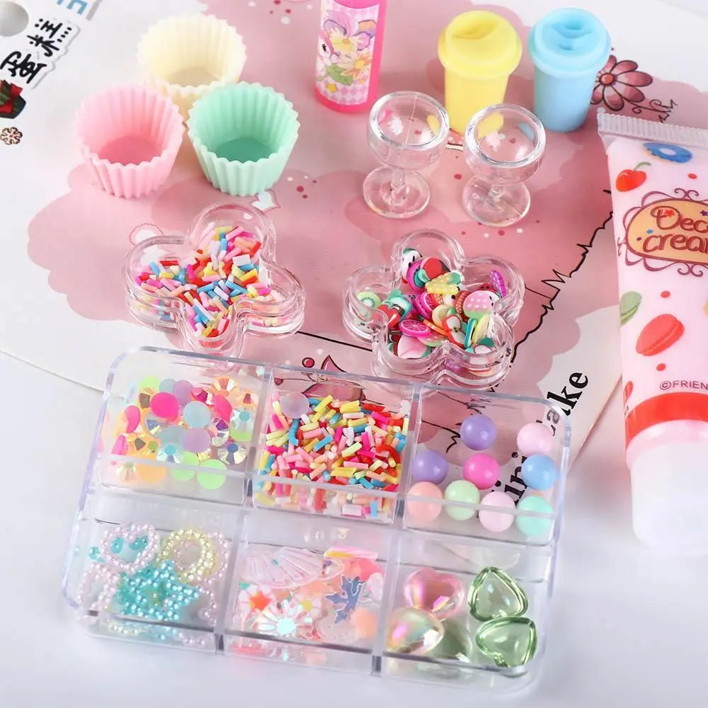 Simulation Cream Children's Ice Cream Dessert Making Cake Model Handmade DIY Set Leisure Entertainment Small Pretend Play Toys